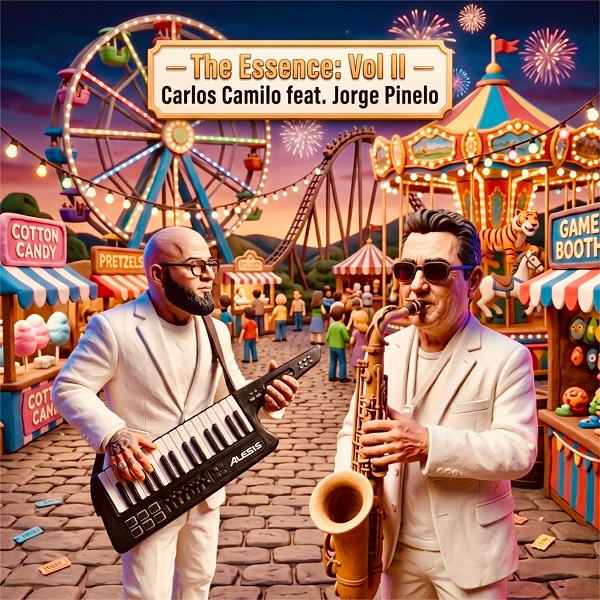 "The Essence: Vol II" es el nuevo Album del talentoso pianista, cantante, compositor y productor cubano de jazz contemporáneo, radicado en Miami, Estados Unidos, en donde interpreta melodias nostalgicas y los tradicionales ritmos cubanos como el Son, el Chachachá, la Rumba, el Guaguanco, entre otros
El este Nuevo Album a puro Latin Jazz CARLOS CAMILO esta acompañador por el reconocido saxofonista amèricano JORGE PINELO
Los Esperamos, cafecito de por medio, en Radio Jazz Café FM, para escuchar y disfrutar el estilo y el sonido del pianista CARLOS CAMILO junto al saxofonista JORGE PINELO desde el Nuevo Album "The Essence: Vol II" "The Essence: Vol II" es el nuevo Album del talentoso pianista, cantante, compositor y productor cubano de jazz contemporáneo, radicado en Miami, Estados Unidos, en donde interpreta melodias nostalgicas y los tradicionales ritmos cubanos como el Son, el Chachachá, la Rumba, el Guaguanco, entre otros
El este Nuevo Album a puro Latin Jazz CARLOS CAMILO esta acompañador por el reconocido saxofonista amèricano JORGE PINELO
Los Esperamos, cafecito de por medio, en Radio Jazz Café FM, para escuchar y disfrutar el estilo y el sonido del pianista CARLOS CAMILO junto al saxofonista JORGE PINELO desde el Nuevo Album "The Essence: Vol II"